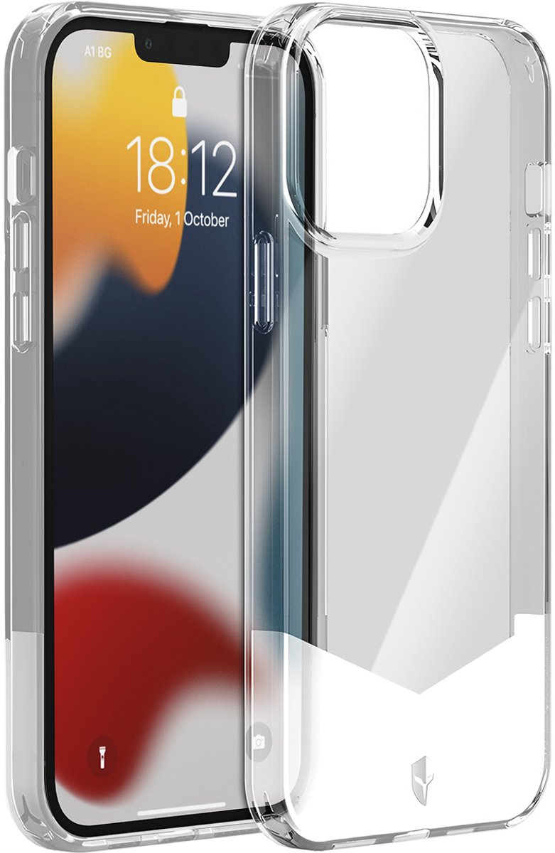 Force Case, Versterkte hoes Geschikt voor Apple iPhone 13 Pro Max PURE, Transparant