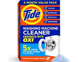 Tide Washing Machine Cleaner with Oxi – Dieptereiniging voor Wasmachines – 5 Maanden Supply