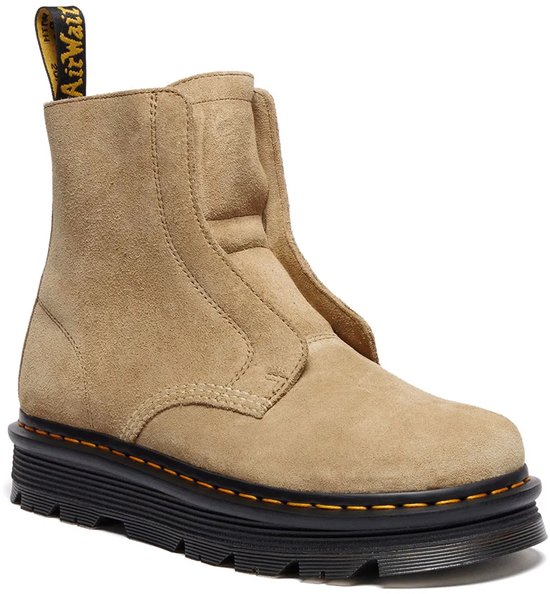 Dr Martens Zebzag Laceless Laarzen Bruin EU 36 Man,Vrouw