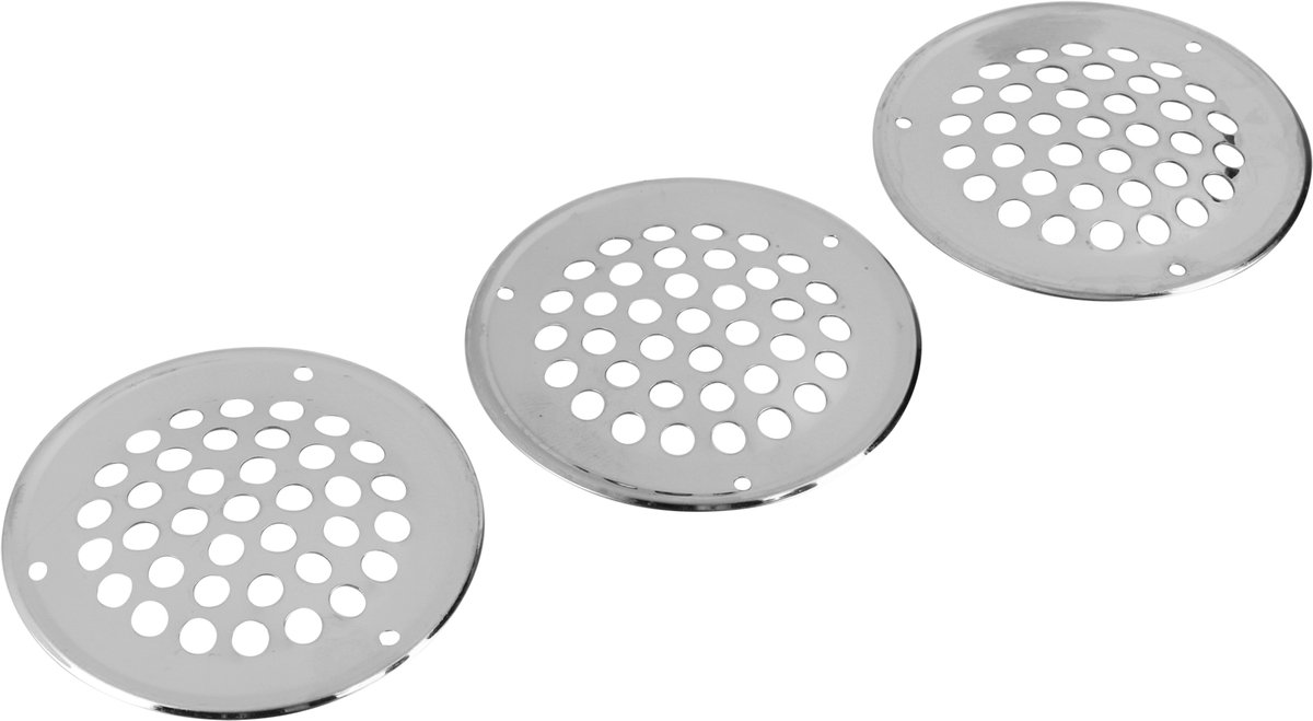 Starx ventilatieplaatje - rond - Ã˜ 69 mm - RVS
