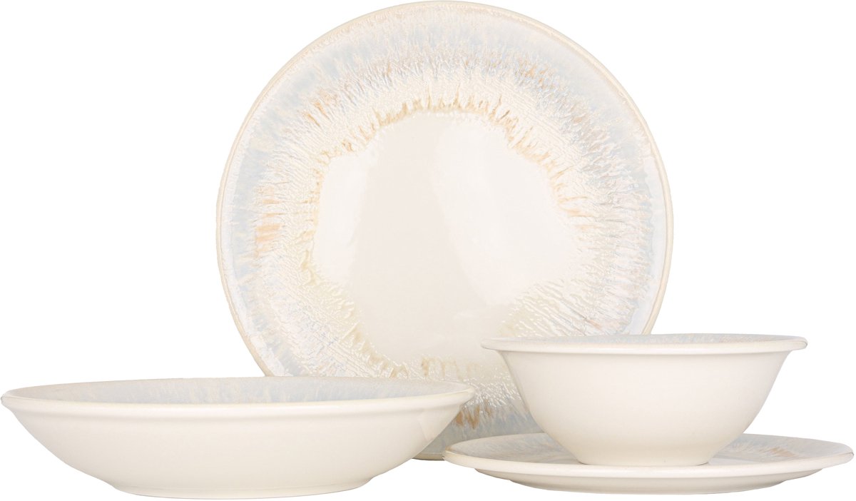 By Bone Serviesset (Medium) - Wave - 24 delig - 6 persoons - Porselein