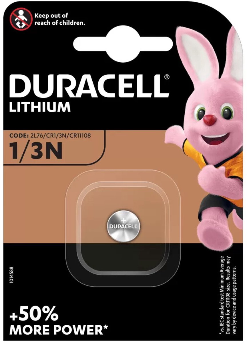 Duracell Foto Batterij 1-3N - 10 x 1 stuks - Voordeelverpakking