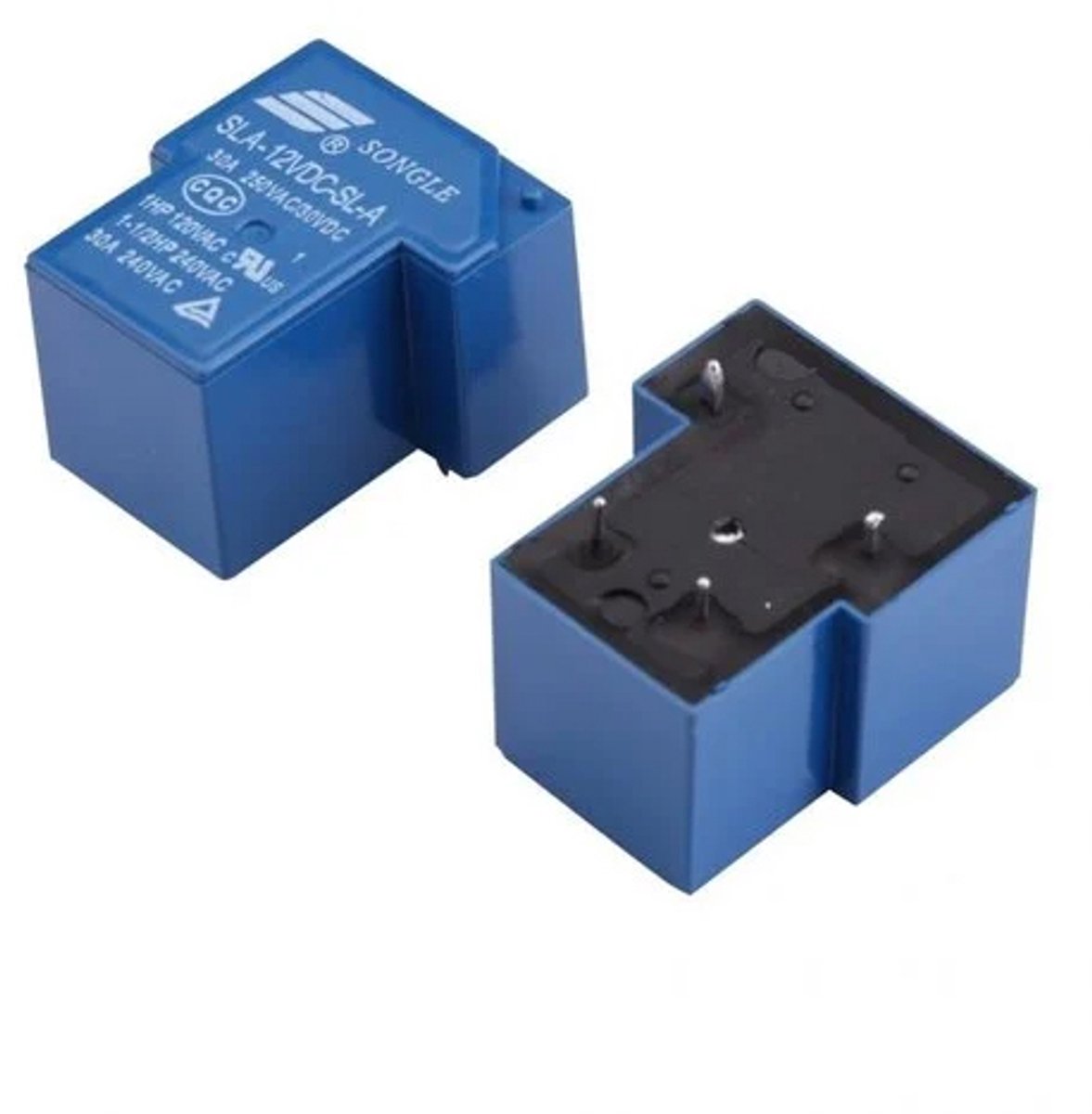 SLA-12VDC-SL-A 4-Pins Relais – 12 V Spoel – Hoog Vermogen