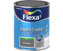 Flexa - Easycare Badkamer Muurverf - Antracietgrijs - 1 L