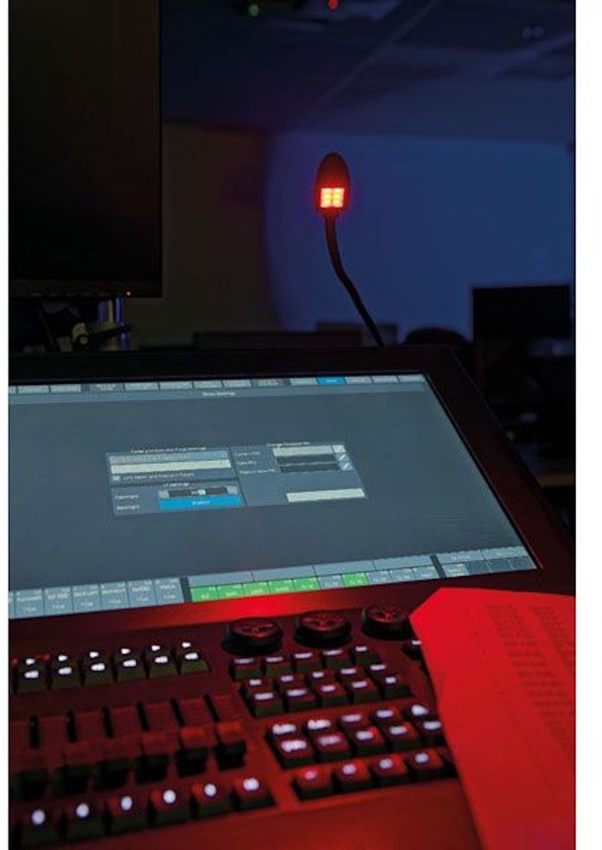 Lamp Zwanenhals Showgear XLR 3pin RGBW LED Gooselight