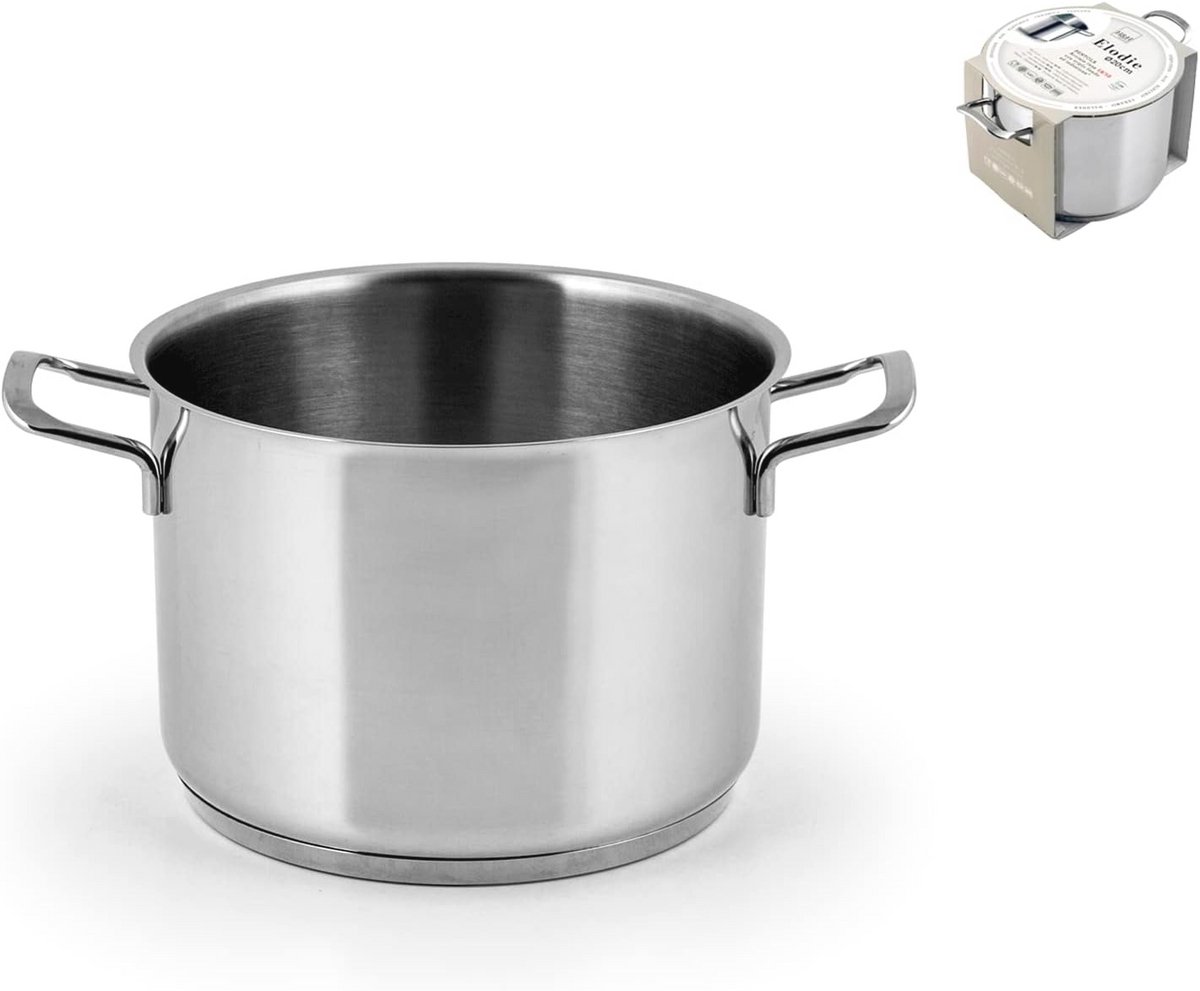 Kookpan Roestvrij Staal met Inductiebodem - 18 cm