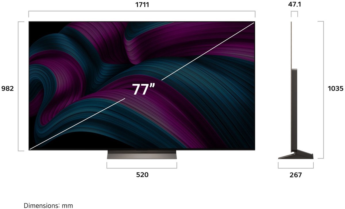 LG C5 OLED77C56LB 77 inch - OLED met AI-processor thumbnail 5