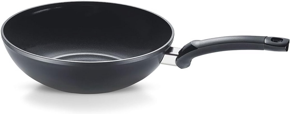 Ceramische Wokpan Ø 28 cm - Aluminium - Hoog Edges - Inductie - Vrij van PFAS/PTFE