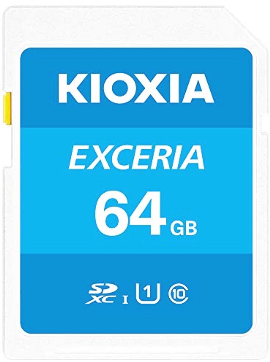 64GB Exceria U1 100MB/s Class 10 SD-kaart