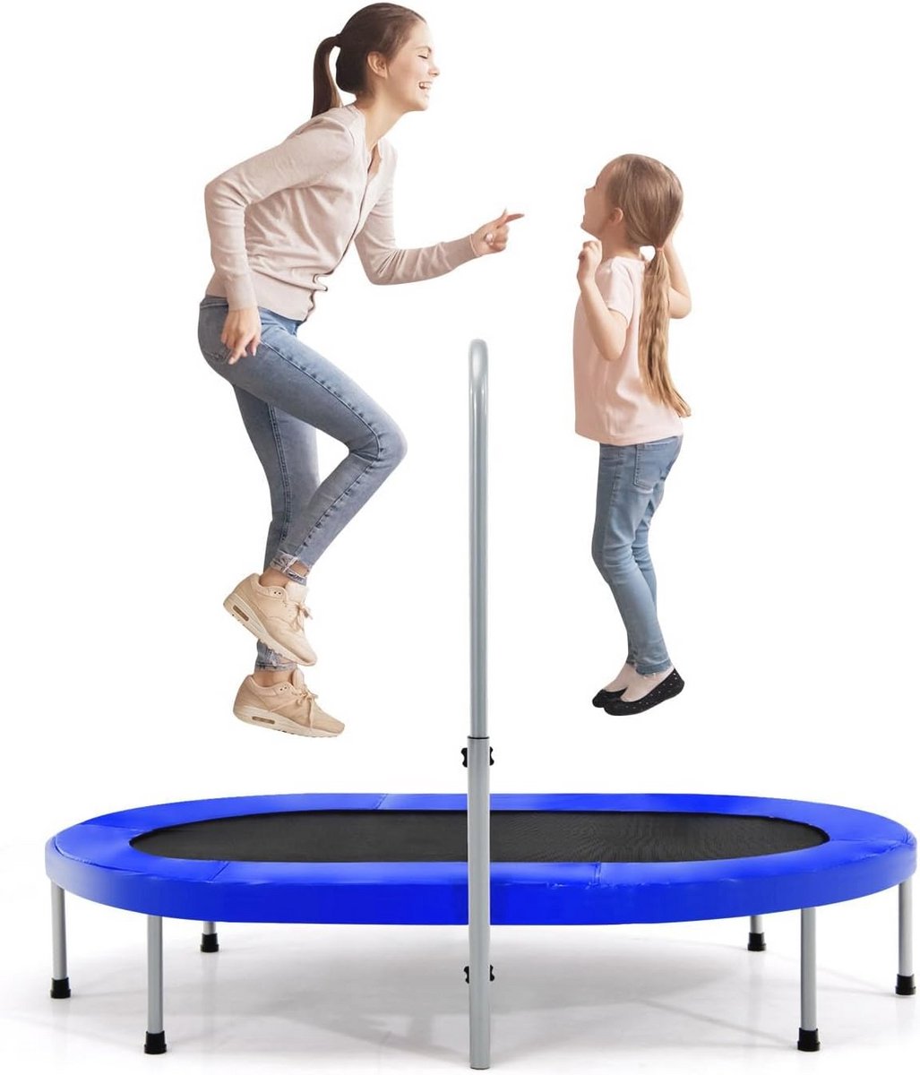 Dubbele Trampoline met Verstelbare Leuning voor Gezond en Leuk Springen