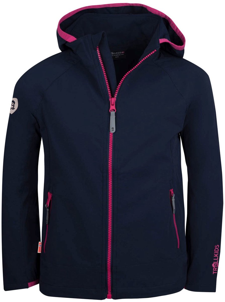 Trollkids Kvalvika Jas cm Meisje Marineblauw
