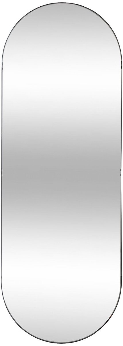Ovale spiegel met metalen lijst 112 cm SELENA