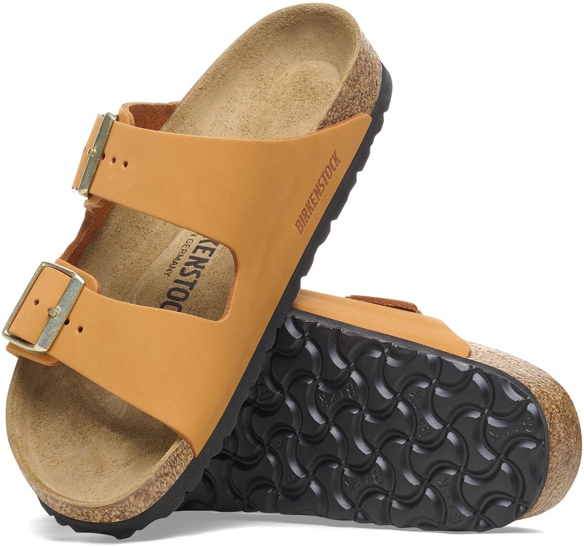 Birkenstock Arizona Burnt Slippers Maar Dames Bruin