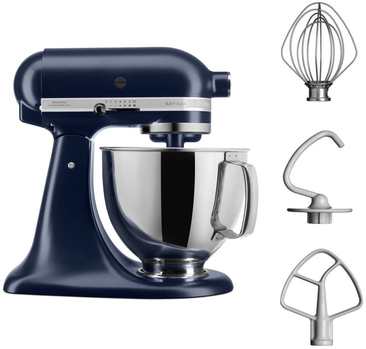 KitchenAid Artisan 5KSM125EIB - Ink Blue | Keukenrobots | 5413184909086