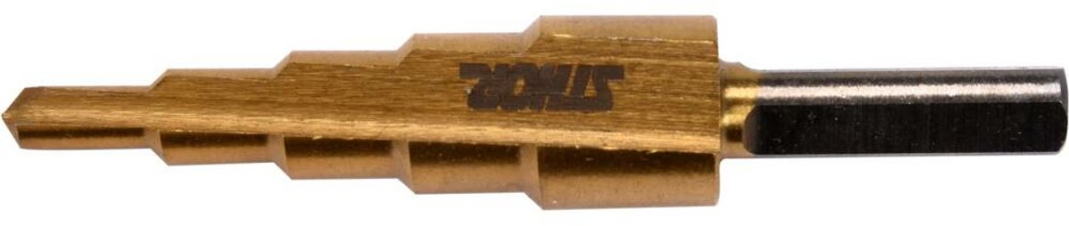 STHOR 22610 Serie - Stappenboor - HSS - 4-12mm - TiN Coating