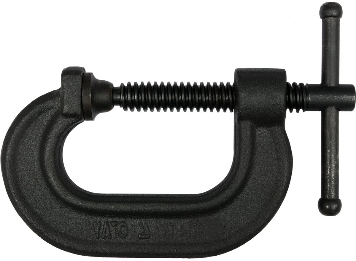 2x Yato C-Klem 50mm - Gietijzer, 1500kg Druk