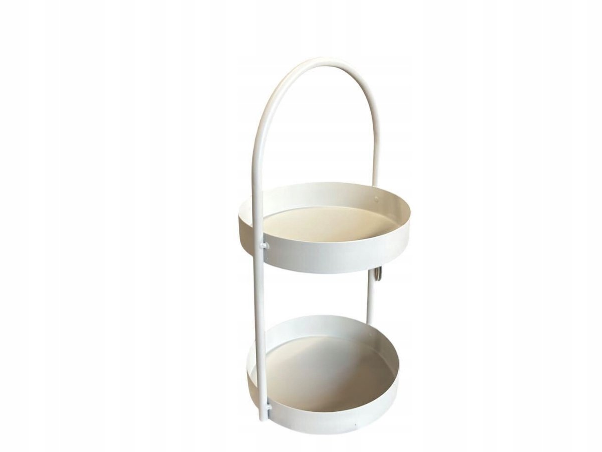 2-laags metalen organizer, beige, loft stijl