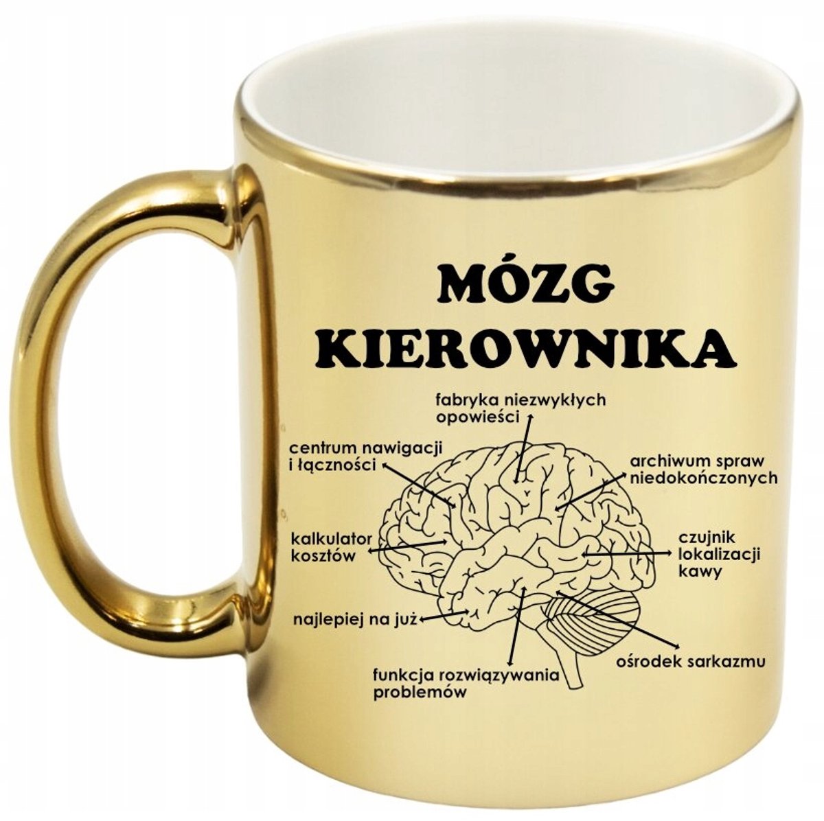 Premium Gouden Mok - Grappig Cadeau voor Baas/Manager