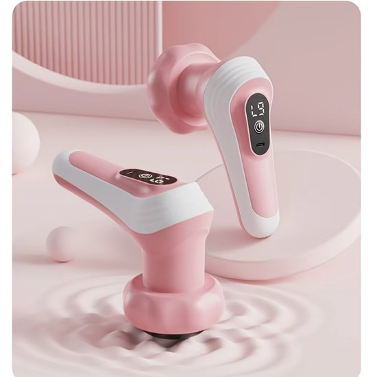 Deze roze fascia-massager is een massager voor het hele - Deze - €39,00