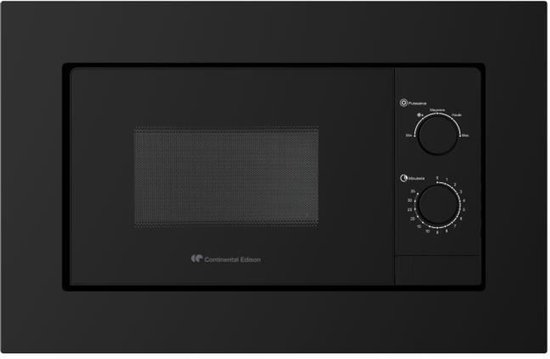 Micro-ondes encastrable - CONTINENTAL EDISON - CEMO20EBM2 - 1280 W - L 59,5 x H 38,5 x P 35,3 cm - 20 L - Zwart