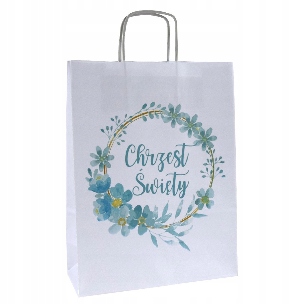 Paperen Cadeautas Doop Jongen A4 - 24x10x32 cm