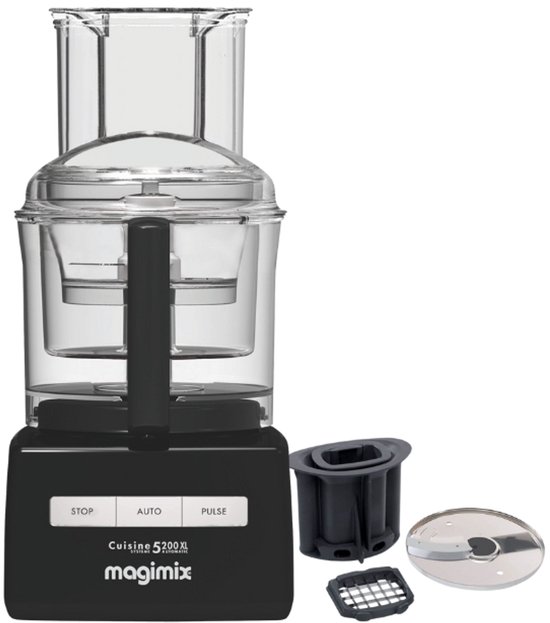 Magimix - CS 5200 XL - Foodprocessor - Citruspers - Blokjes & staafjes kit - Zwart