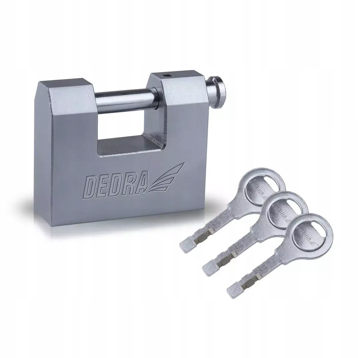 Gegoten IJzeren Hangslot Nikkel 70mm - Robuust en Weerbestendig
