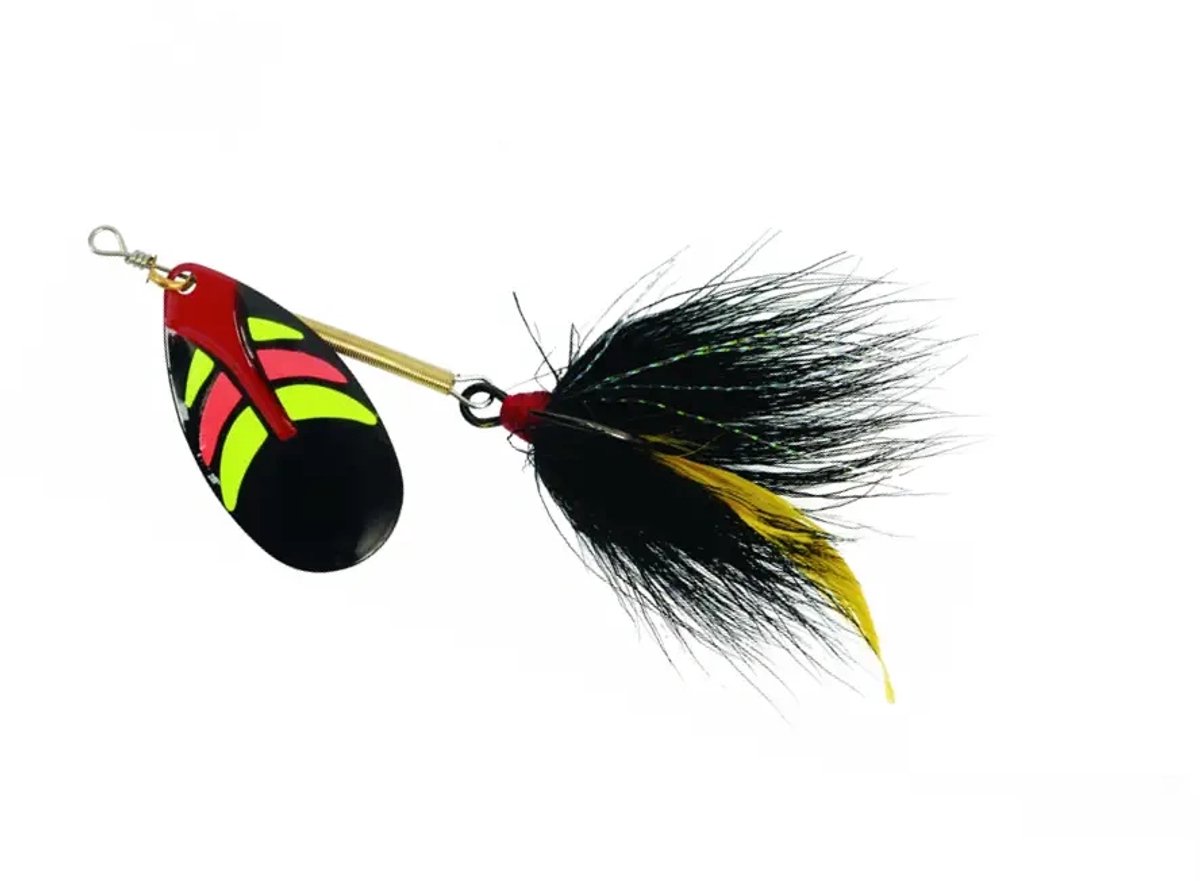 Ondex Buck Spinner maat 3 – 3,5 gram met enkel blad Neon Black