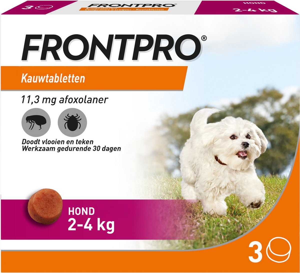 FRONTPRO S - 2-4 kg - 2 x 3 tabletten