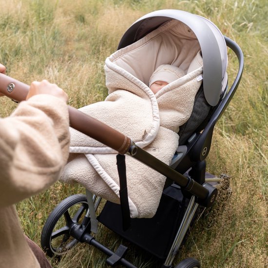 BEMINI Voetenzak - Biside 0-12m - Knusse teddy - Linnen van Bemini — afbeelding 4