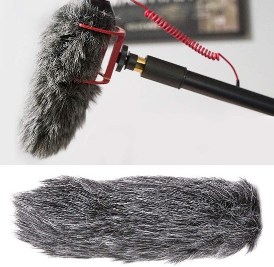 Fur Windshield Windshield Compatible for Red VideoMic GO II 2 VMGOII VideoMicro II Microphone Windshield Dead Cat Accessories