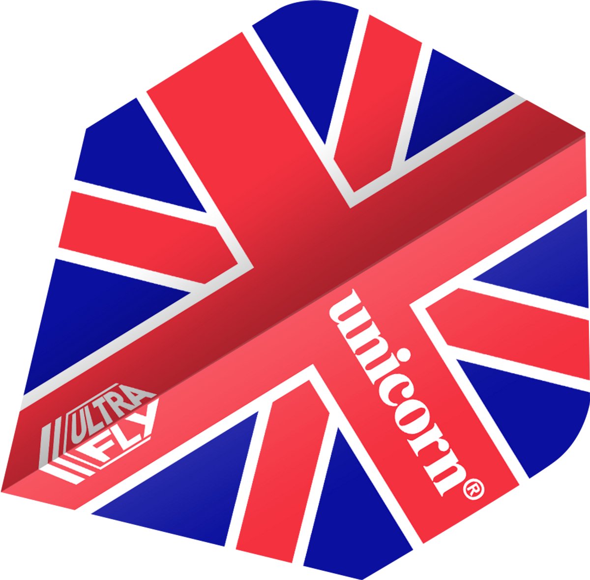 Unicorn Ultrafly Union Jack Flag PLUS - Dart Flights