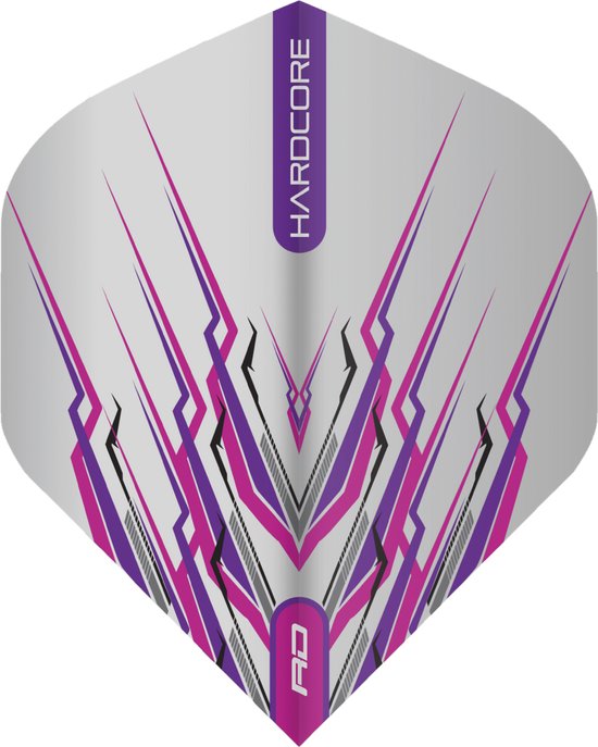 Red Dragon Peter Wright Hardcore Mohawk Purple - Dart Flights van Merkloos — afbeelding 2