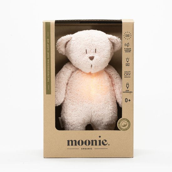 Moonie Slaapknuffel Berer Humming Beer Rose Natur 2.0 van Merkloos — afbeelding 5