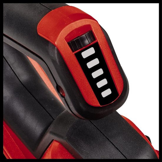 VIN® Elektrische Bladblazer - Elektrische bladzuiger van 18V, maximale luchtsnelheid van 250 km/h - 3-in-1 - Elektrische Snelheidsregeling met LED-indicator, Zonder batterij - Tuingereedschap - Rood van Merkloos	 — afbeelding 3