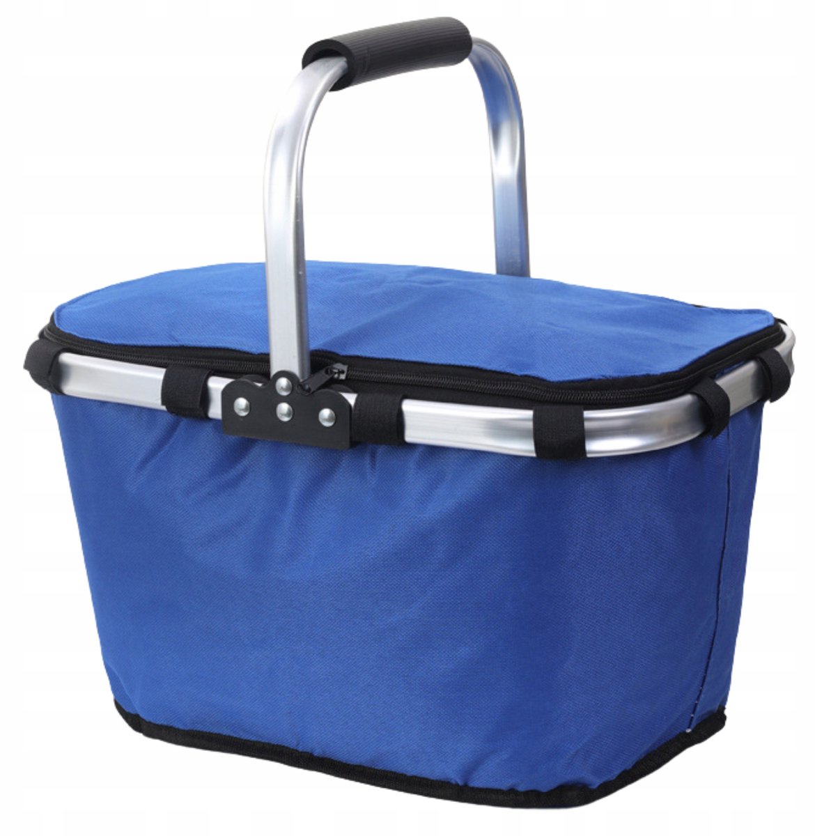 Blauwe Koeltas Picknickmand 30L - Ideaal voor Boodschappen & Uitjes