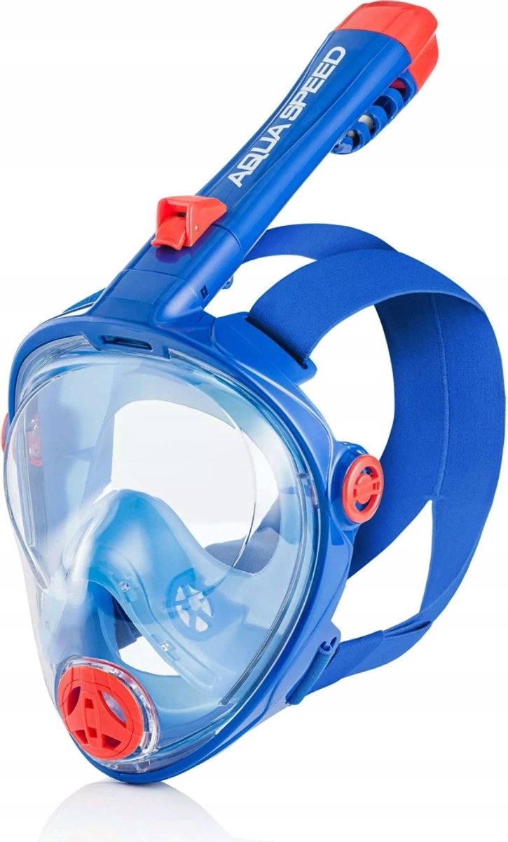 Aqua Speed Spectra 2.0 Kid S snorkelmasker - Volledig gezicht, blauw