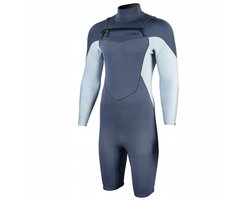 Prolimit Fusion Sunset Shorty 2/2mm Neopreen - Blauw/Zilver - Maat M