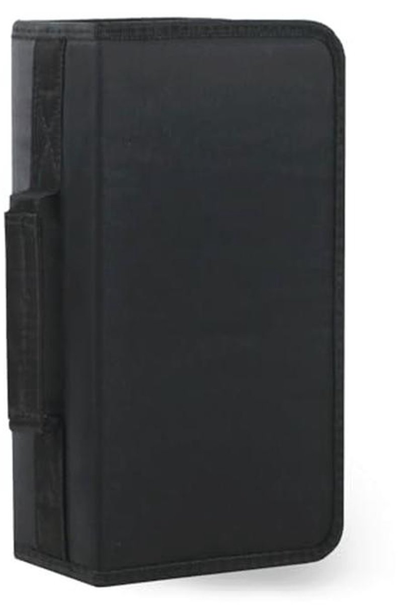 CD/DVD Case Houder - Draagbare Organizer voor Thuis en Reizen - 128 Capaciteit - Zwart