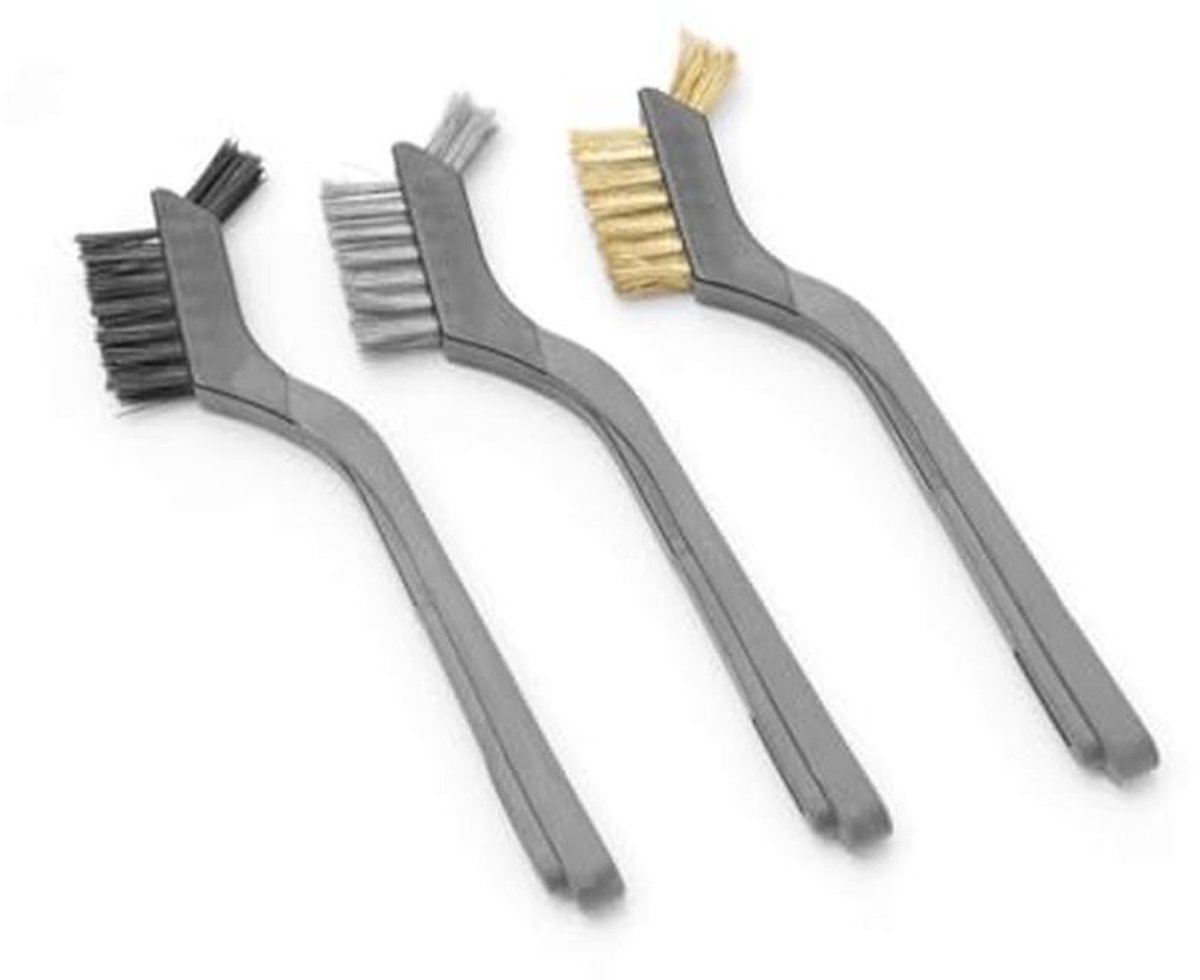 Draadborstel set - 3 verschillende smalle brushes voor veelzijdig gebruik