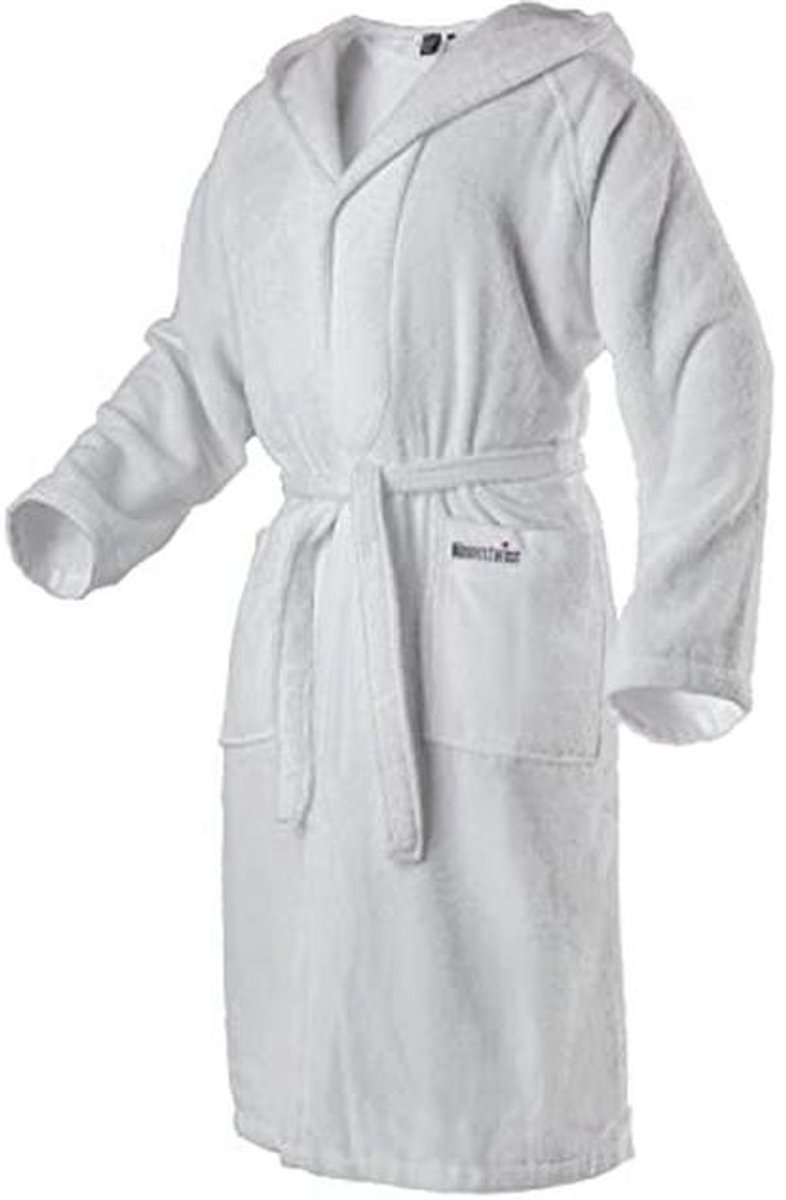 Damesbadjas met Kap van Katoen | Fluffy Terrypour | Kimono in Diverse Kleuren en Maten S - 8XL | Badjas Oeko-Tex Standaard 100