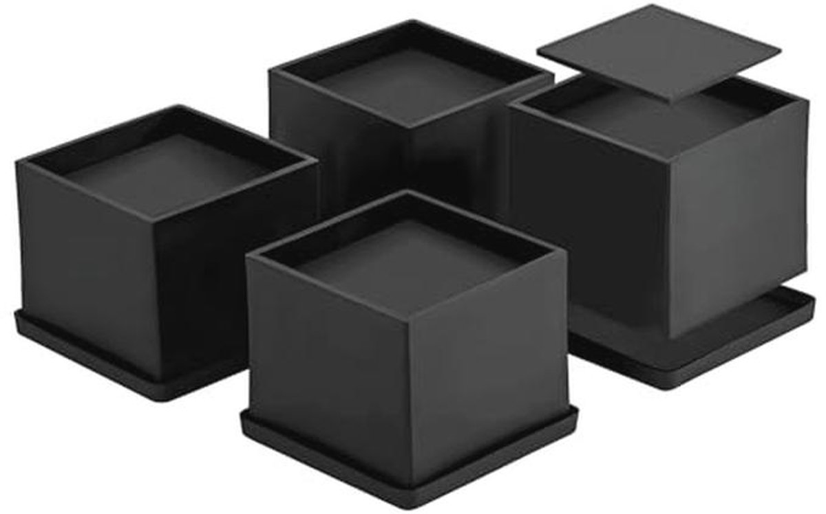 Verstelbare Bedverhogers Set van 4 – Zware Meubelverhogers voor Stabiliteit en Comfort (2 inch)