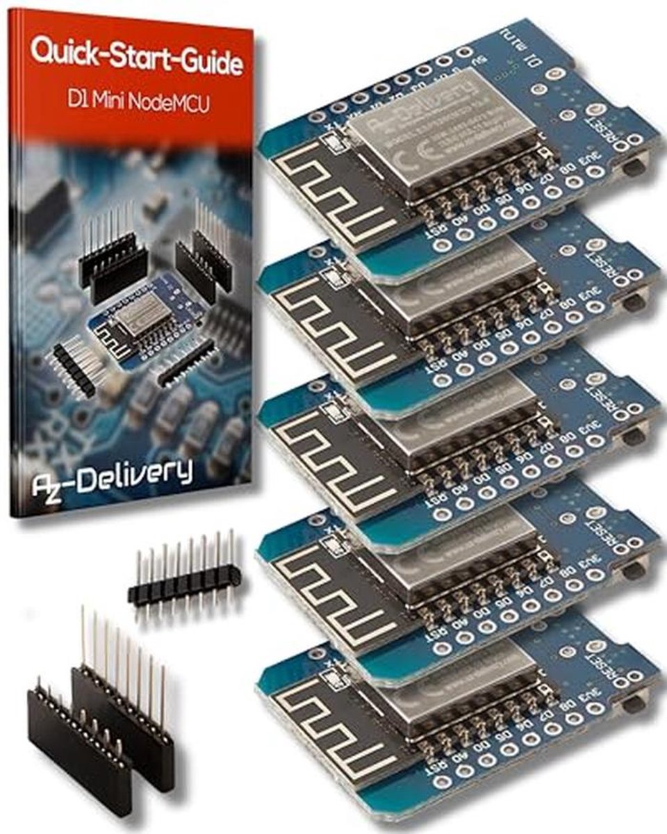 D1 Mini NodeMcu met ESP8266-12F WLAN Module - Compact Ontwikkelingsbord voor Arduino