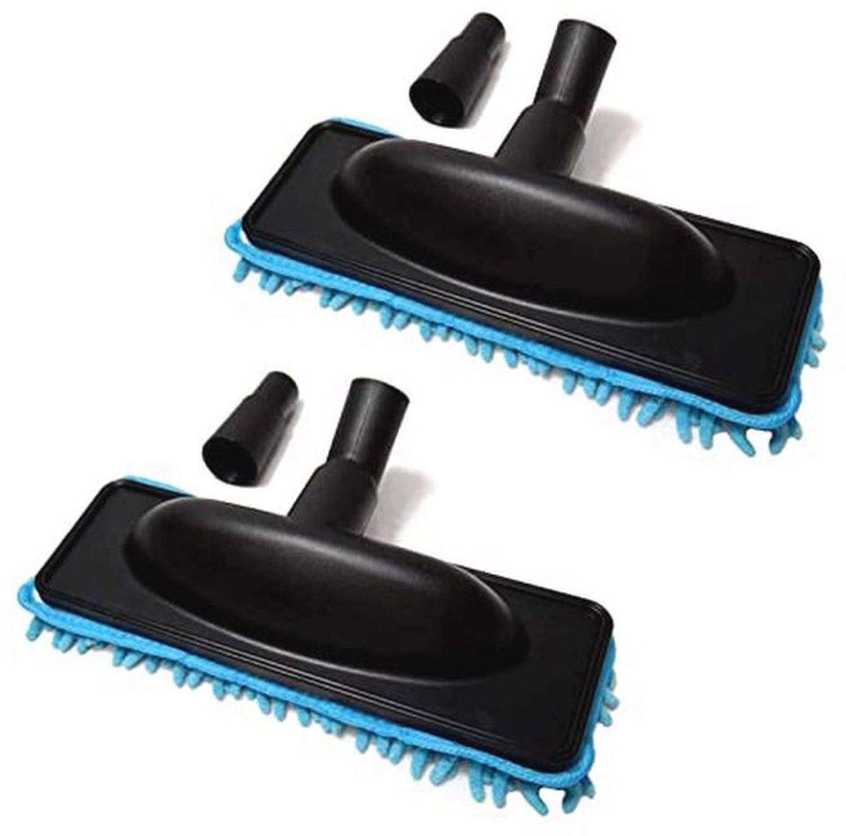 Set van 2 universele vloerzuigmonden met microvezel en waterstofzuiger