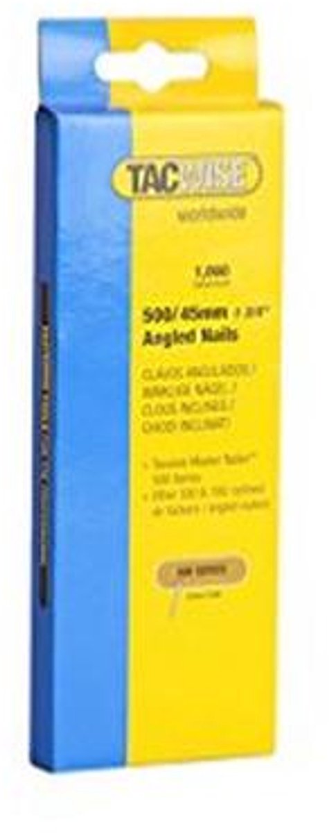 Gegalvaniseerde schuine Brad nagels 18G/45 mm - 1000 stuks