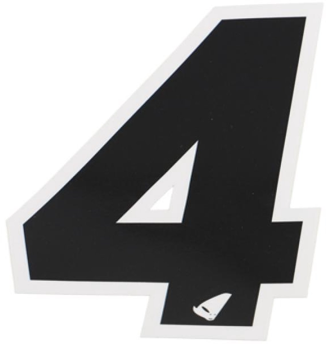 Autocollant stickers UFO pour Auto Numero 4 noir 130x100mm Neuf