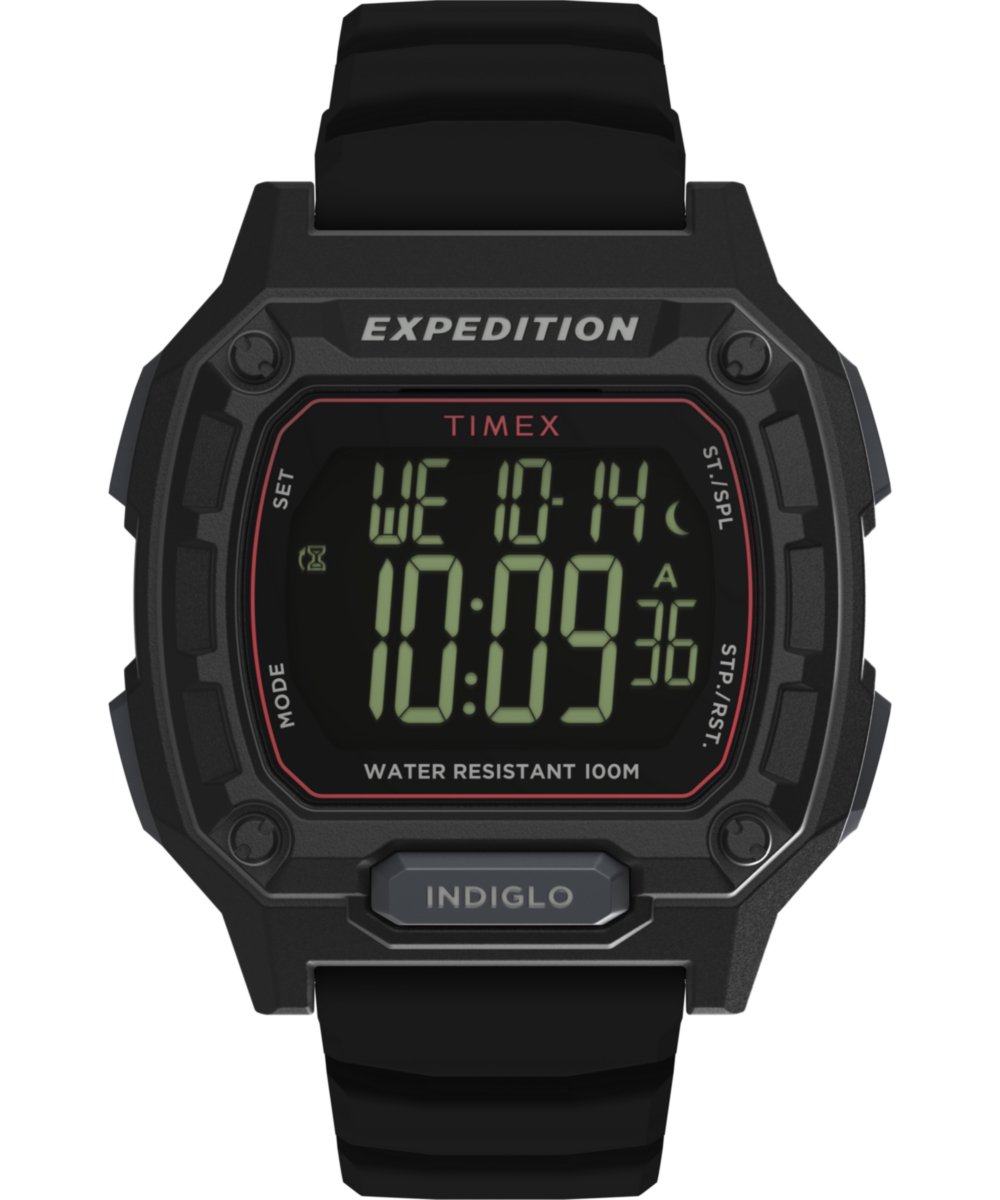 Timex Expedition North Ridge TW4B34400 Horloge - Siliconen - Zwart - Ø 43 mm