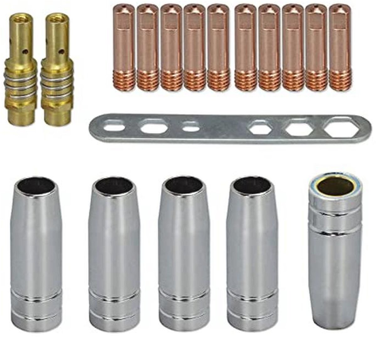 Contacttips en accessoires voor MIG-lasapparaten 0.8mm