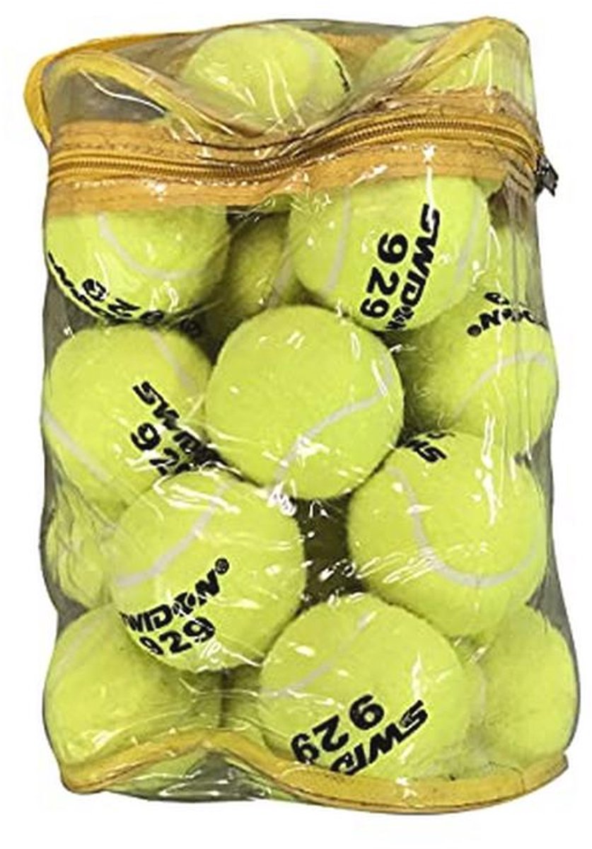 Tennisballen met Hoog Veerkracht en Tas - 24 Stuks