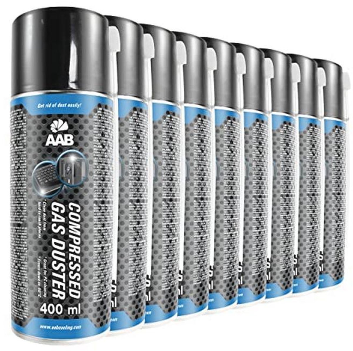 Compressed Gas Duster 400ml - Ideale Luchtreiniger voor Computer en Kantoor